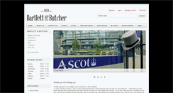 Desktop Screenshot of bartlett-butcher.co.uk
